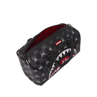 GRAY PEEKING CHARACTER CHECK MINI DUFFLE