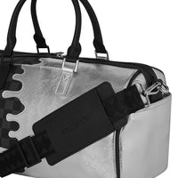 SILVER SIDE DRIP BLACK CHECK MINI DUFFLE