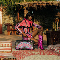 PURPLE SLIME TAKEOVER LARGE DUFFLE