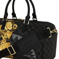 GOLD FLORAL REMIX MINI DUFFLE