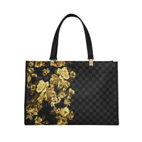 GOLD FLORAL REMIX TORTUGA TOTE