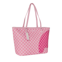 PINK SIP PATCH TOTE