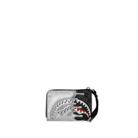 SILVER SIDE DRIP BLACK CHECK WALLET