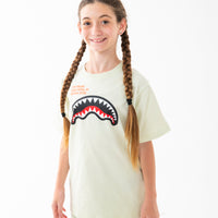 SHARK BASIC REG T-SHIRT SAGE