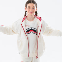 SHARK BASIC OVER FULLZIP HOODIE IVO