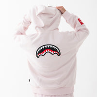SHARK BASIC OVER FULLZIP HOODIE LIGHT PINK
