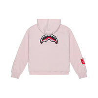 SHARK BASIC OVER FULLZIP HOODIE LIGHT PINK