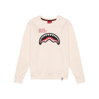SHARK BASIC IVORY REGULAR CREWNECK