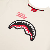 SHARK BASIC IVORY REGULAR CREWNECK