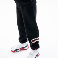 SHARK BASIC BAGGY PANTS BLACK
