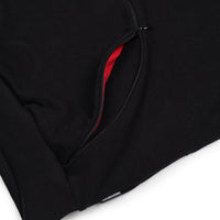BEAR IN THE POCKET BLACK OVER HOODIE