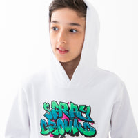 CATCH THE BEAR REGULAR HOODIE WHT