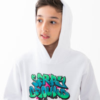 CATCH THE BEAR REGULAR HOODIE WHT