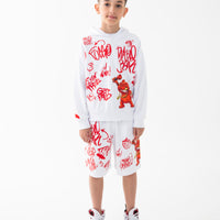 VANDAL DIABLO BEAR WHITE OVER HOODIE