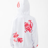 VANDAL DIABLO BEAR WHITE OVER HOODIE