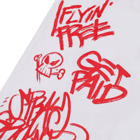 VANDAL DIABLO BEAR WHITE REGULAR T-SHIRT