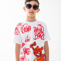 VANDAL DIABLO BEAR WHITE REGULAR T-SHIRT