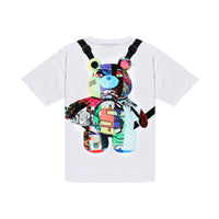 WONDERFUL MIND BEAR BACKPACK WHITE REGULAR T-SHIRT