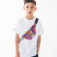 MIND TRIP CROSSBODY REG T-SHIRT WHT
