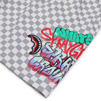 SPRAYGROUND WRITERS CHECKERED SHORTS