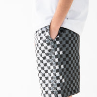 CHECKERED SKETCH SHORTS