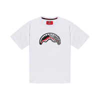 SKETCH SHARK WHITE OVER T-SHIRT