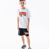 SHOW THE SHARK WHITE REGULAR T-SHIRT