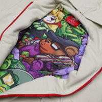 SHOW THE SHARK SAGE OVER FULL ZIP HOODIE