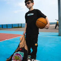 RIDE THE WAVE BLACK OVER T-SHIRT