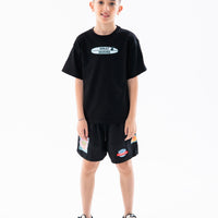 RIDE THE WAVE BLACK OVER T-SHIRT