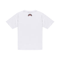 MAKES THE WORLD GO ROUND WHITE OVER T-SHIRT