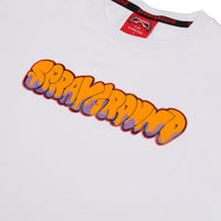 MAKES THE WORLD GO ROUND WHITE OVER T-SHIRT