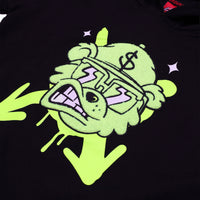 GRAFFITI BEAR REGULAR HOODIE BLK
