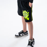 GRAFFITI BEAR SHORTS BLK