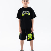 GRAFFITI BEAR OVER T-SHIRT BLK