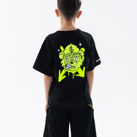 GRAFFITI BEAR OVER T-SHIRT BLK