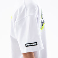 GRAFFITI BEAR OVER T-SHIRT WHT