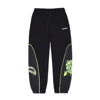 GRAFFITI BEAR BAGGY PANTS BLK