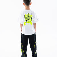 GRAFFITI BEAR BAGGY PANTS BLK