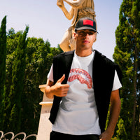 LOGO MOUTH CORE REG T-SHIRT WHT