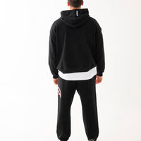 LOGO MOUTH CORE COMFY HOODIE BLK