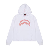 LOGO MOUTH CORE COMFY HOODIE WHT