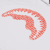 LOGO MOUTH CORE COMFY HOODIE WHT