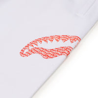 LOGO MOUTH CORE PANTS WHT