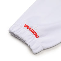 LOGO MOUTH CORE PANTS WHT