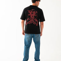 DIABLO BEAR RENAISSANCE OVER T-SHIRT BLK