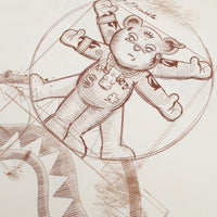 DIABLO BEAR RENAISSANCE OVER T-SHIRT IVORY