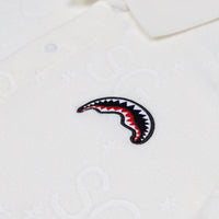 SG JAQUARD POLO SHIRT WHT
