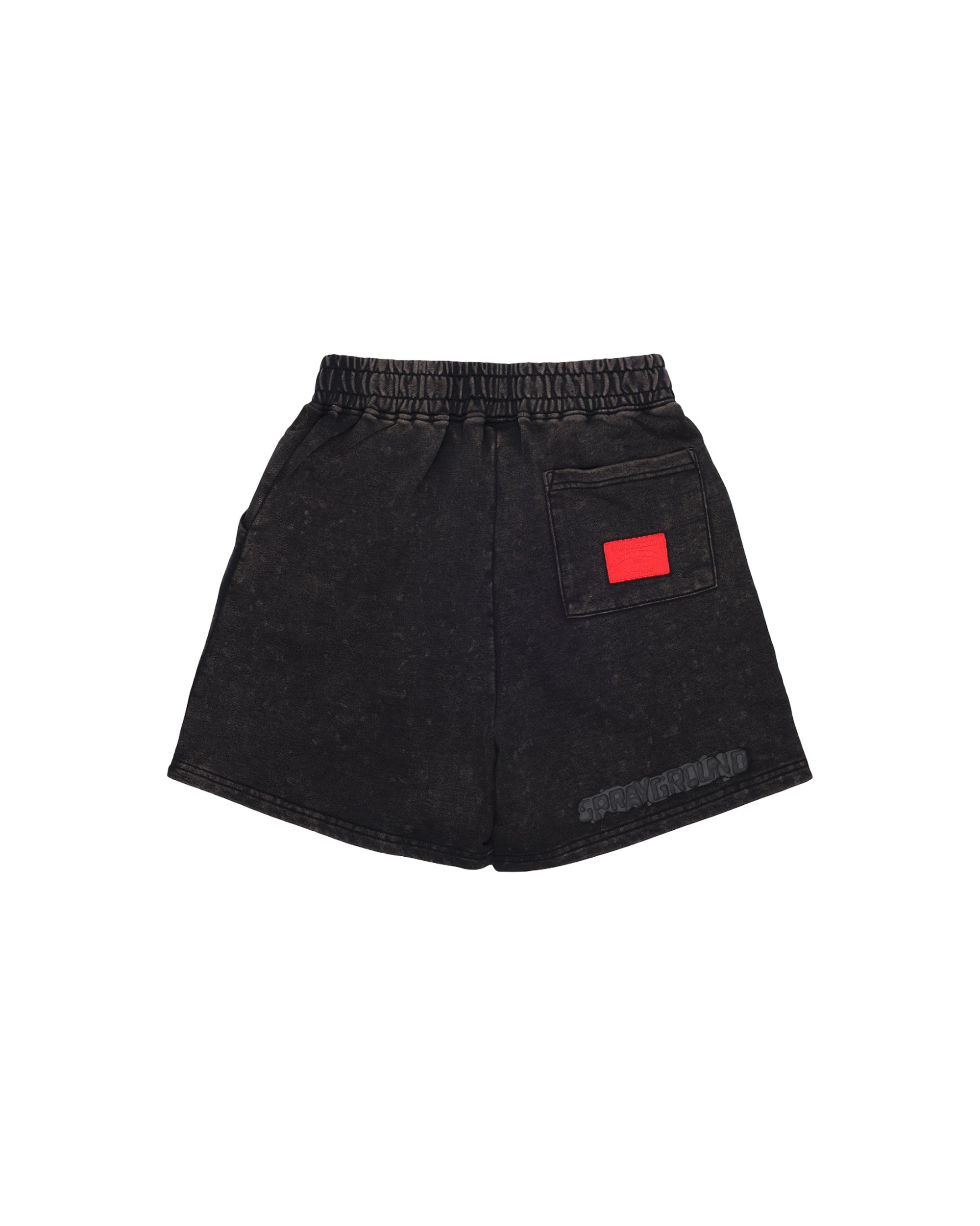Sprayground STONE WASHED MELTED SHARK SHORTS BLK
