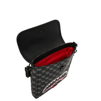 SHARKS IN PARIS WTF BUBBLY BLACK CHECK MESSENGER SLING